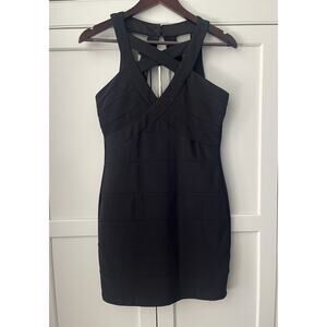 Crystal Doll Little Black Bodycon Dress Size 5 /S